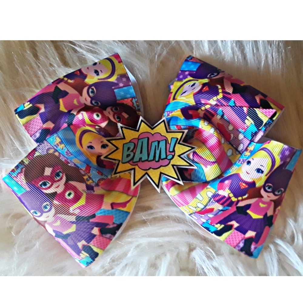 BIG Super girls hair bow